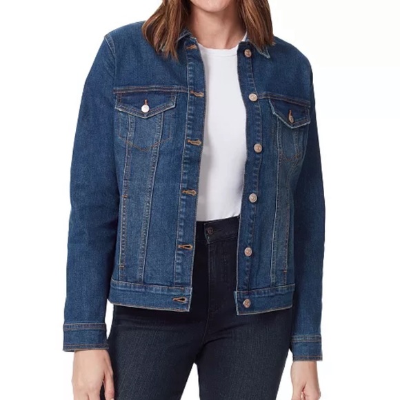 Gloria Vanderbilt Jackets & Blazers - Gloria Vanderbilt Dark Wash Denim Jean Jacket